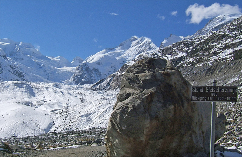Il ghiacciaio del Morteratsch - Piz Bernina